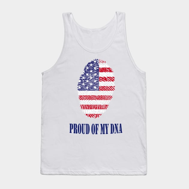 Proud of my american DNA shirt Tank Top by Tee Shop